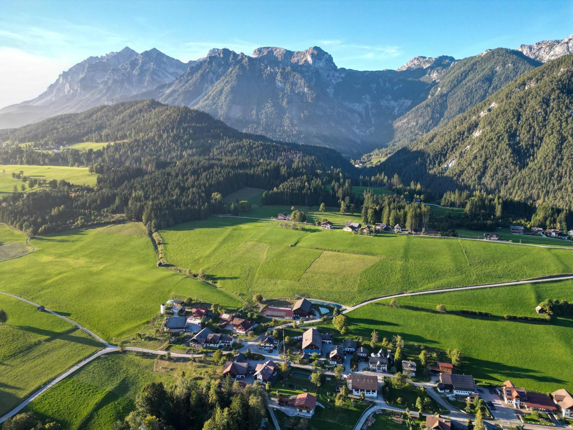 Linarhof Apartment Urlaub Am Bio Bauernhof Haus im Ennstal Eksteriør billede
