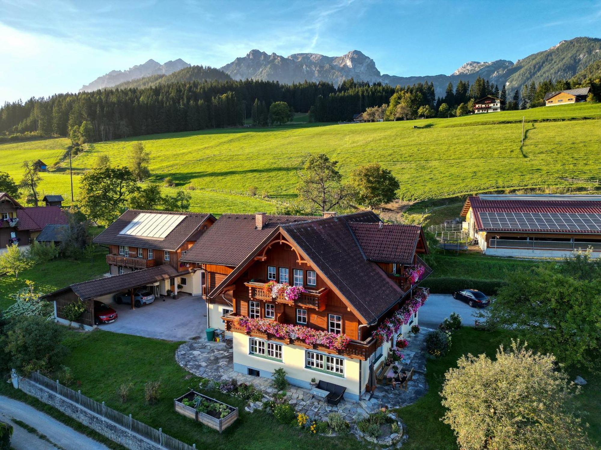 Linarhof Apartment Urlaub Am Bio Bauernhof Haus im Ennstal Eksteriør billede